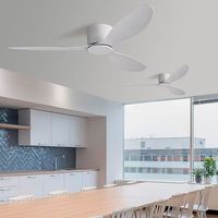 Ventilateur de plafond avec lumières, dernier design, 42 pouces, 3 pales en ABS, conversion de fréquence, télécommande