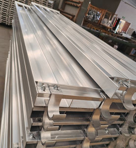 7 pies. X Tablones de andamio de aluminio fabricados de 19 pulgadas Plataformas de aluminio Cubiertas de aluminio - Product Image 2