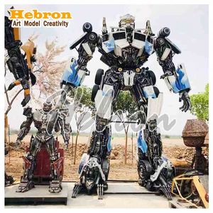 Esculturas de Robots Metálicos de Estilo Punk y Heavy Metal <span class=keywords><strong>2022</strong></span>, Decoración para Bares, Artesanía en Metal Reciclado, MOQ Bajo - Product Image 6