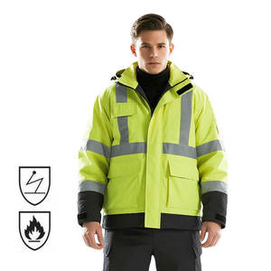 Approvisionnement d'usine FR Ingénieur Technicien Vêtements de Travail Mécanicien Industriel Hiver Construction Sécurité Arc Électrique Vêtements de Travail - Product Image 5
