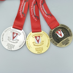 Goedkope Voetbalmedaille En Trofeeën, Sportbekers Trofeeën Sport Metalen Emaille Souvenir Marathon Medaille Aangepaste Medaille Bronzen Geschenk Europa - Product Image 5