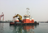 Grue à flèche pliante manuelle et télécommandée pour travaux maritimes sur plateformes marines multi-types