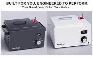 Calentador de Cera Profesional Lifestance de Doble Recipiente de 500 ml, Calentador de Cera Electrónico para Depilación de Manos, Pies y Cuerpo, para Salones/Spas - Product Image 2