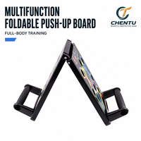 Planche de pompes multifonctionnelle pliable pour entraînement musculaire de la poitrine à domicile