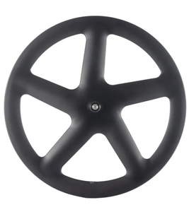 Juego de <span class=keywords><strong>Ruedas</strong></span> de <span class=keywords><strong>Carbono</strong></span> de Alta Calidad para Bicicleta de Carretera, Fijas, Delanteras de 5 Radios, Traseras de <span class=keywords><strong>Disco</strong></span> - Product Image 2