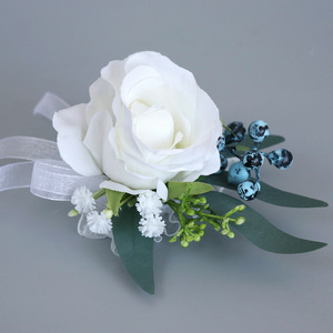 9*12cm poignet Corsage heureux <span class=keywords><strong>mariage</strong></span> fleur fille <span class=keywords><strong>d</strong></span>écoration poignet fleur - Product Image 5