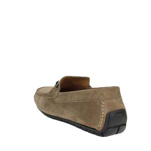 Mocassins pour hommes 1050 bleus en daim, chaussures bateau confortables à enfiler, pour usage quotidien - Product Image 2