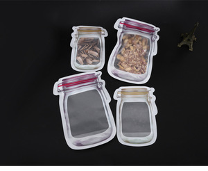 24-Pack Custom Ziplock Reusable Silicone Baby Pouch Food Grade PVC Zipper Bag Set for Pet Food Minimum Order 100pcs - Product Image 5