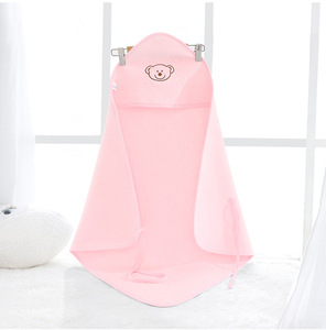 Nouveau coton respirant polyester doux bébé mousseline couvertures bébé serviette à capuche pour bébé enfants tout-petits - Product Image 3