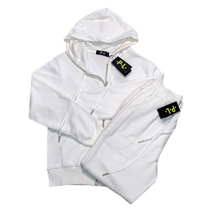 Ensemble de survêtement unisexe personnalisé en molleton épais, sweat-shirt ample et pantalon de survêtement pour homme - Product Image 1