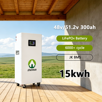 Système de stockage d'énergie domestique tout-en-un 16 kWh 32 kWh, batterie au lithium LiFePO4, générateur d'énergie solaire