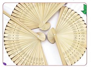 Éventails en papier de bambou personnalisés pour femmes, avec impression sur mesure et décoration - Product Image 6