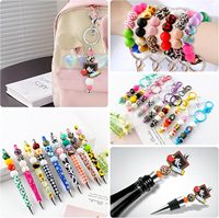 Lot de 100 perles colorées en silicone de qualité alimentaire pour bébé, ensemble de perles molaires en vrac, 15mm, vente en gros sur mesure