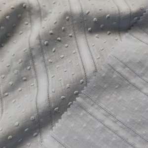 Tissu jacquard à pois en coton 100% de 22 couleurs en stock, utilisé pour les jupes, les manteaux, les lits, les vêtements pour bébés et enfants - Product Image 5