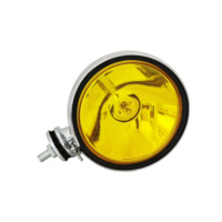 Projecteur halogène chromé de 6 pouces H3 12V 72W 6000 lumens, éclairage auxiliaire tout-terrain pour Wrangler TJ/JK/JL/Suzuki Jimny, garantie 1 an