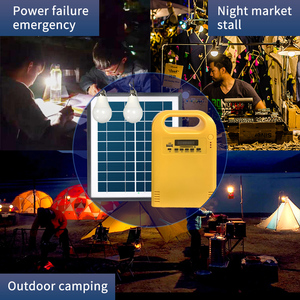 Système de stockage d'énergie solaire portable avec panneau solaire 5W, batterie LiFePO4 et contrôleur PWM pour l'éclairage solaire domestique dans <span class=keywords><strong>les</strong></span> zones rurales - Product Image 4