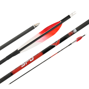 <span class=keywords><strong>6</strong></span> Pacchi di Frecce in Puro Carbonio con Piume di Tacchino da 4 Pollici, Drittezza .003, Spine 250-600 per Tiro con Arco Ricurvo e Compound, Tiro al Bersaglio - Product Image 6