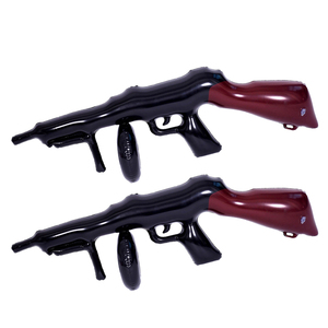 Bán Buôn Và Tùy Chỉnh PVC Trẻ Em Inflatable Đồ Chơi Đảng Inflatable Tommy Gun 80 Cm Thổi Lên Inflatable Gun - Product Image 4