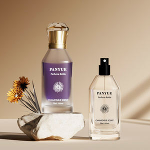 Emballage cosmétique, flacon de parfum de luxe, flacon en verre, 100 ml, flacon de parfum en verre à épaule plate - Product Image 4