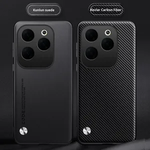 Custodia per Telefono in Pelle PU PC Anti-Impronte dal Design Semplice per Infinix Hot 60i 60 Pro Note 50, Cover Antiurto - Product Image 4
