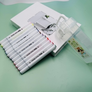 Pennarelli a Doppia Punta in <span class=keywords><strong>12</strong></span>, 24, 36, 48, 60 Colori, Penne ad Acquerello per Bambini e Artisti, Ideali per Disegno e Pittura - Product Image 2