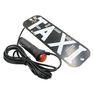 Taxi top light Taxi Led Car Windscreen Cab indicator Lamp Sign Red/Green Dual color LED Windshield Taxi Light Lamp 12V