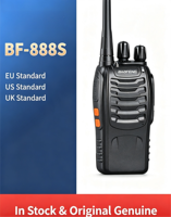 Émetteur-récepteur portable UHF 430-440 MHz BF-888S A08C, radio bidirectionnelle à longue portée cryptée, talkie-walkie pour usage industriel et commercial