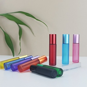 Oferta Especial: Botella de Vidrio de 10 ml con Rodillo para Perfume, Aceite Esencial, Botella de Vidrio Esmerilado con Bola Rodante - Product Image 3