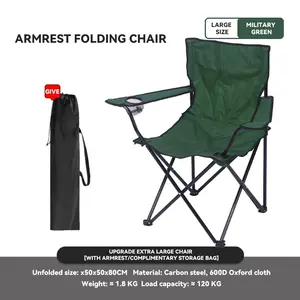 Custom Logo Manufacturer Camping Chair LOW MOQ Carbon Steel Folding Chairs Fast Delivery Travel Outdoor Beach Chairs