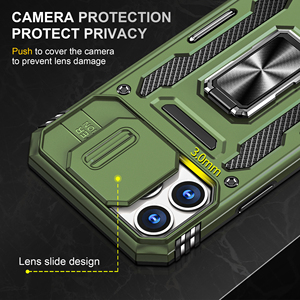 Funda híbrida de lujo 2 en 1 de TPU y PC a prueba de golpes con anillo metálico para <span class=keywords><strong>iPhone</strong></span> <span class=keywords><strong>14</strong></span> <span class=keywords><strong>Pro</strong></span> - Product Image 5