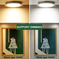 Panel de Luz LED Ultrafino 2026, Downlight LED de Aluminio Regulable 220v 12v 24v 5w 9w 12w 18w 24w, Foco LED SMD