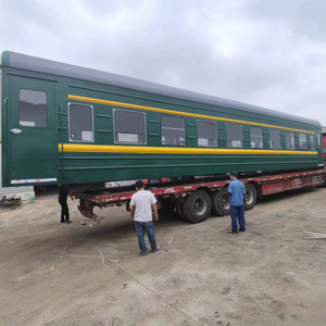 Modelo de vagón de tren verde a escala grande, vagón de ferrocarril de metal, accesorio didáctico escolar - Product Image 2