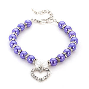 Disfraz de cachorro <span class=keywords><strong>chihuahua</strong></span> yorkies, <span class=keywords><strong>collar</strong></span> de perlas ajustable para perro - Product Image 6