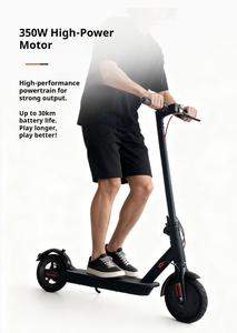 Trottinette électrique pour adultes, pliable, deux roues, moteur sans balais, design étanche, longue durée de vie de la batterie, cadre en alliage d'aluminium, puissance 350W - Product Image 6