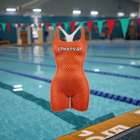 2025 nouveau Design respirant coupe-vent séchage rapide Spandex/Polyester course maillot de bain pour femmes une pièce Unitard grande taille