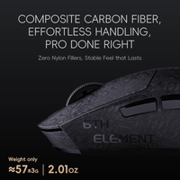 MLOONG MX301PRO Mouse Gaming Nirkabel Ringan Berbahan Serat Karbon PAW3315  1K Polling Rate 16000 DPI Mouse Gaming yang Dapat Diprogram