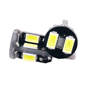 XTX 5630 10SMD T10 W5W 194 168 Natural White LED Wedge <b>Door</b> Lamp Error-Free Side Marker <b>Light</b> Car 12V 10W Auto License Plate - Product Image 1