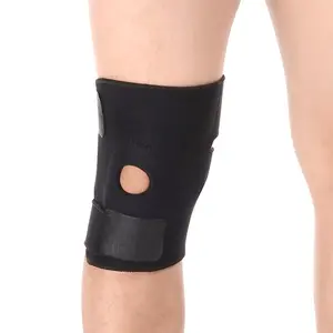 Регулируемый компрессионный коленный бандаж для тяжелой атлетики, коленный бандаж унисекс, неопреновый дышащий
