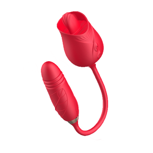 Bloem Schaduw Seksspeeltje Kut Anale Plug <span class=keywords><strong>Vagina</strong></span> Vibrerende Ei Likken Tong Rose Vibrators Met Tong Voor Vrouwen - Product Image 5