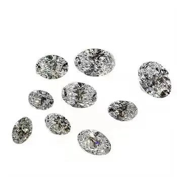 Diamante cultivado em laboratório de 3,39 ct, F, VVS1, VG, IGI SH, corte oval