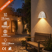 Lampes murales LED en alliage d'aluminium étanches IP65, prix d'usine, pour jardin, villa, cour, porche, entrée