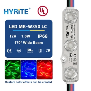 Módulo LED RGB Hyrite UL 2835 SMD con óptica de 170 grados para letras de canal, 12V CC, impermeable IP68, chip Epistar de 1W - Product Image 1