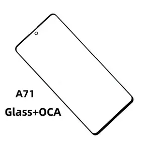 Original screen glass lens with OCA Galaxy A10 A20 A30 A40 A50 A71 A80 touch Screen Digitize