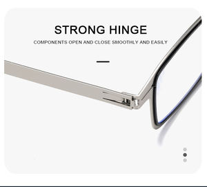 2022 2023 New Fashion Round Metal Folding Women <strong>Reading</strong> <strong>Glasses</strong> Rectangular Men Anti Blue Light <strong>Reading</strong> <strong>Glasses</strong> Bulk With case - Product Image 5