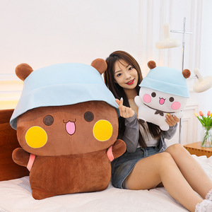 <b>Cute</b> Plush Toys Soft Rest Pillow Doll Room Decoration Plush Doll Cartoon <b>Bear</b> Animal Birthday Gift Soft Cotton Wholesale Dolls - Product Image 6
