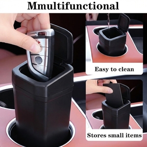 Factory Plastic Straight Hair Car <b>Seat</b> Trash Can Portable <b>Storage</b> Box Large Capacity China Wholesale - Product Image 4