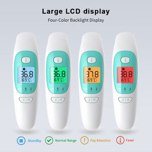 Para Berrcom Termômetro Digital Preciso para Adultos Bebês <span class=keywords><strong>IR</strong></span> Infravermelho Testa Orelha Contato Plástico Tela LCD - Product Image 4