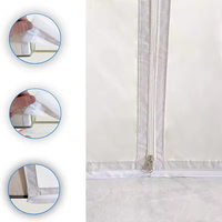 Kit de ventilation pour climatiseur portable Baichuang pour porte coulissante de salon moderne, étanchéité à 100%, sèche-linge réglable