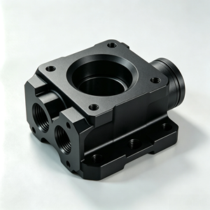 Bloc de collecteur multi-ports sur mesure OEM, usinage CNC haute précision, boîtier de vanne pour système de contrôle de fluides industriels - Product Image 3