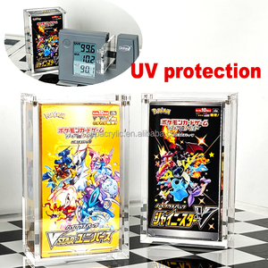 Boîte de présentation scellée japonaise en acrylique transparent magnétique SYP pour boîte de <span class=keywords><strong>booster</strong></span> Pokémon GO S10b, pour les meilleurs boosters de la série <span class=keywords><strong>XY</strong></span>, Pokémon japonais - Product Image 5